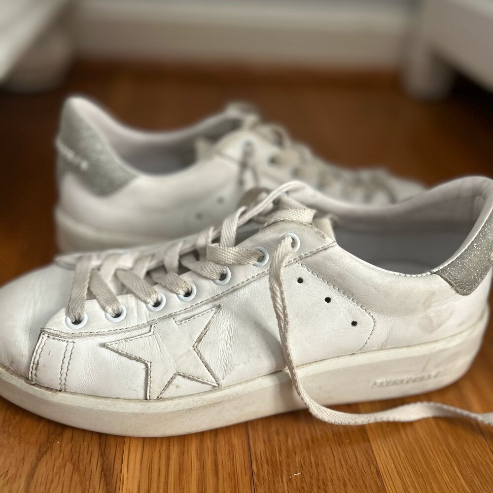 Golden Goose, White, Size 7